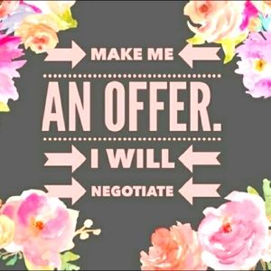 If you are interested in any item, make me a reasonable offer!